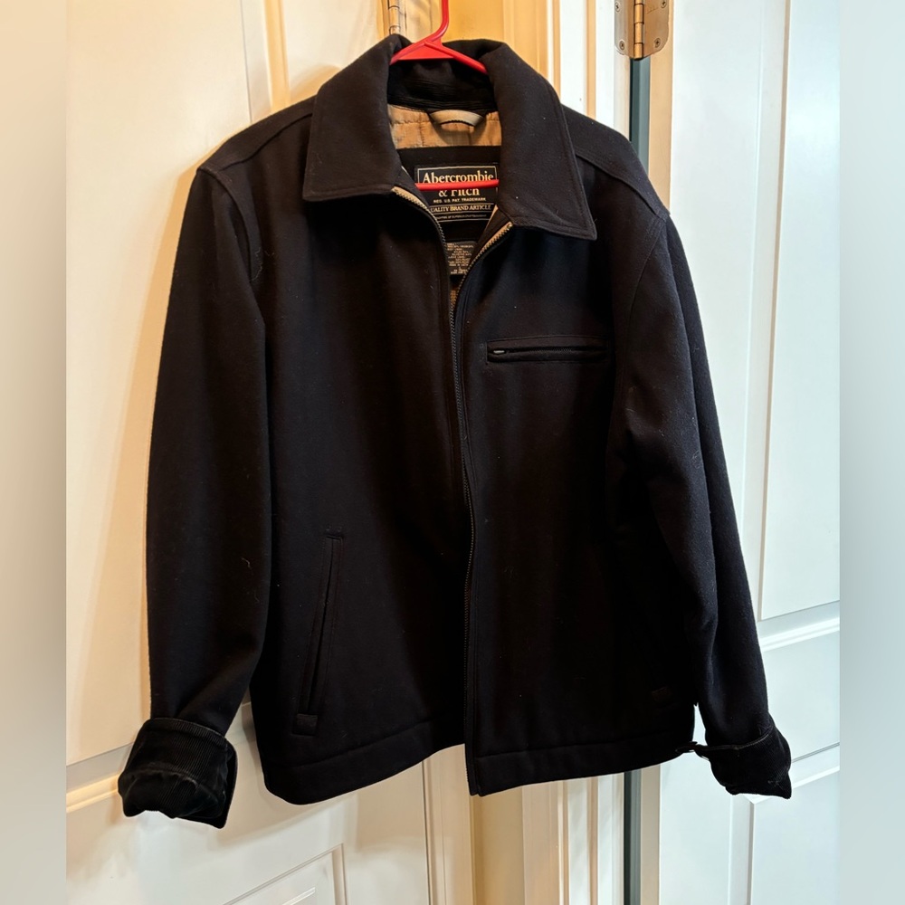 Men’s wool blend coat size large